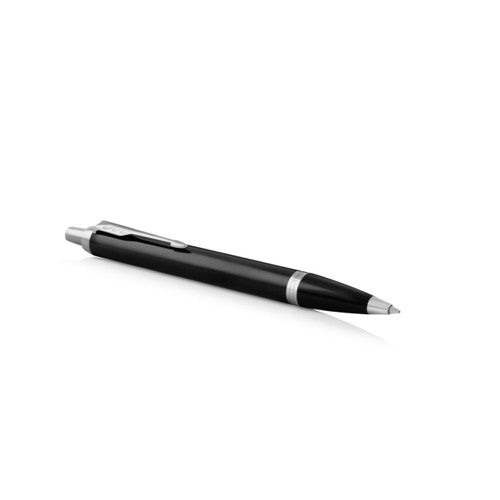 Parker IM Ballpoint Pen Black Lacquer and Chrome Trim Medium Tip