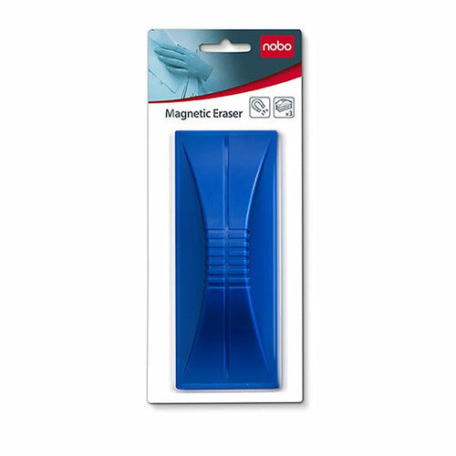 Nobo Magnetic Whiteboard Eraser Blue Blister Pack