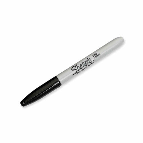 Sharpie Permanent Marker Fine Point Black Canister of 36
