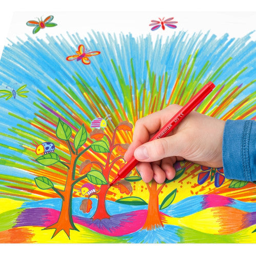 Staedtler Noris Club Fibre-Tip Pens Class Pack 144 Pens 12 Colours 325 C144
