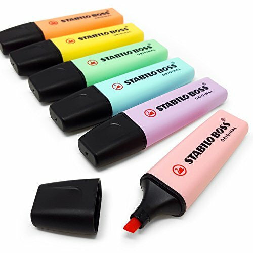 Stabilo Boss Original Pastel Highlighter Box of 10 Lilac Haze