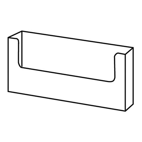 Deflecto Wall Mount Brochure Holder DL Landscape