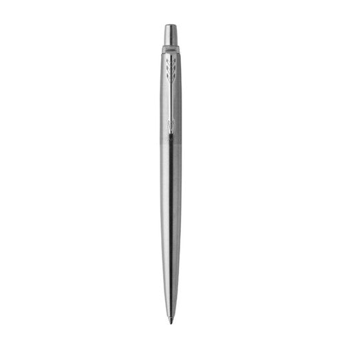 Parker Jotter Ballpoint Pen Stainless Steel Chrome Trim Medium Tip