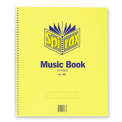 Spirax Music Book 297 x 248mm 15 Leaf Pack of 10