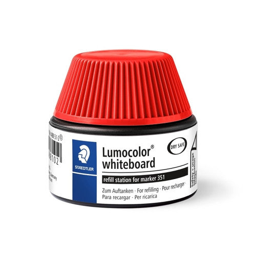 Staedtler Lumocolor Whiteboard Marker Refill Station Red 488 51-2