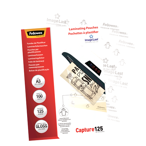 Fellowes ImageLast A3 125 Micron Laminating Pouch Pack 100