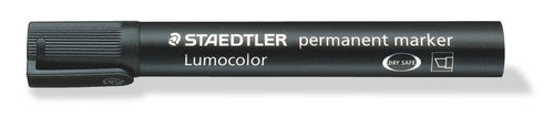 Staedtler Permanent Black Chisel Tip Lumocolor Marker 350-9