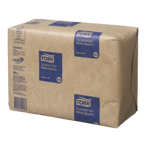 Tork Xpressnap White Dispenser Napkin for N4 System Carton of 12