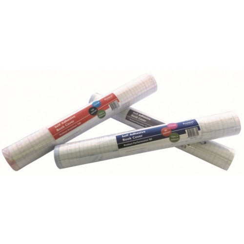 Protext Performance Self Adhesive Book Cover 80 Micron 900mm x 15m Roll Clear