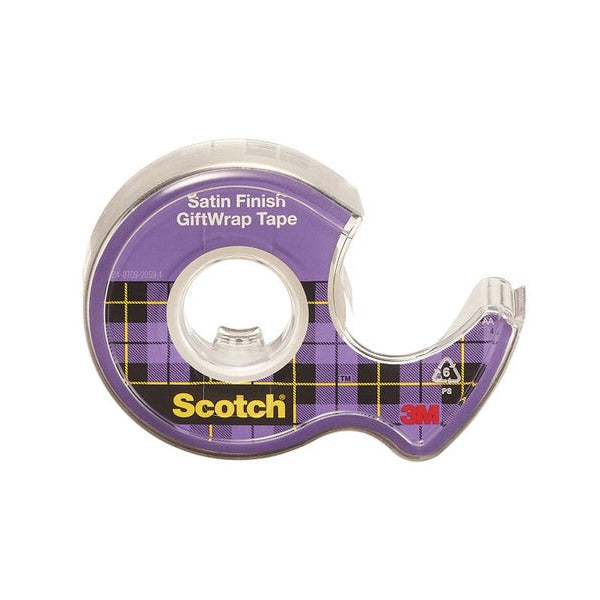 Scotch 15 Giftwrap Tape with Dispenser 19mm x 16.5m Clear