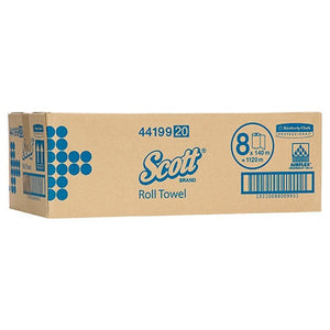 Scott Long Roll Hand Towel 140m White Box of 8