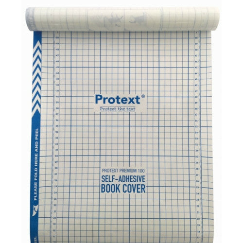 Protext Performance Self Adhesive Book Cover 80 Micron 300mm x 15m Roll Clear