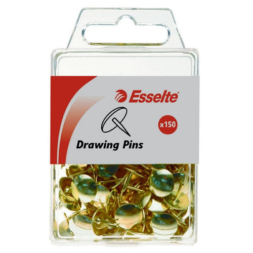 Esselte 45100 Drawing Pins Brass Pack 150