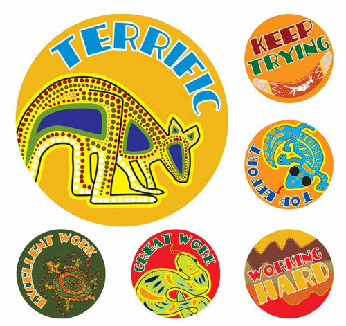 Avery Merit Stickers Aussie Art Pack 96