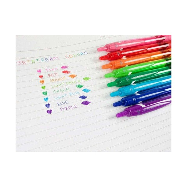 Uni Jetstream Colour Rollerball Pen 0.7mm Green Box of 10