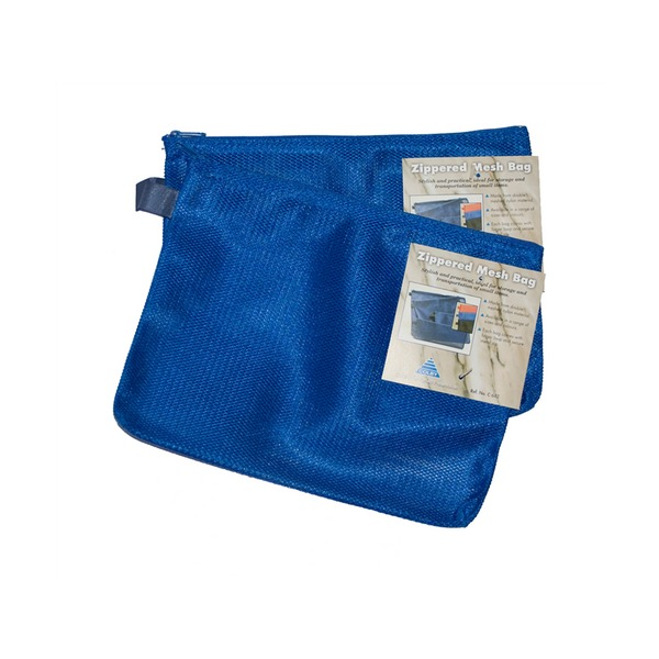 Colby C-642A5 Mesh Bag A5 Nylon Zippered Blue