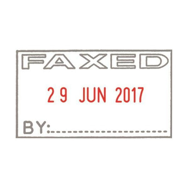 Staedtler Shiny Self-Inking Date Stamp Faxed Message 9S403 – view 2