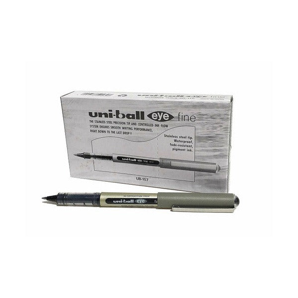 Uni-Ball Eye UB-157 Liquid Ink Pen 0.7mm Black Box of 12