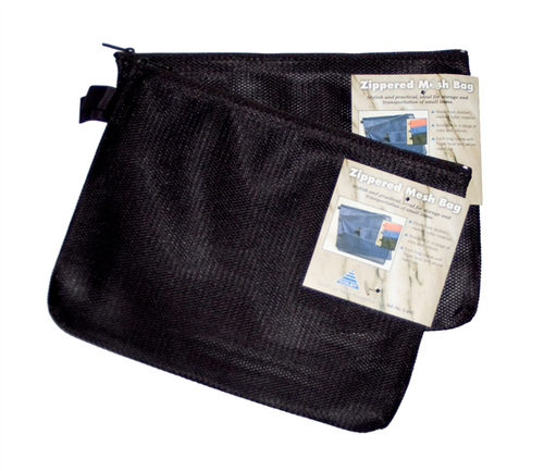 Colby C-642A5 Mesh Bag A5 Nylon Zippered Black