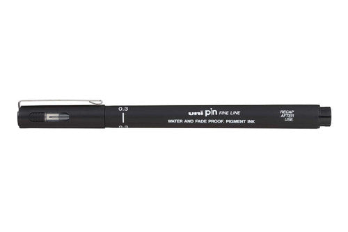 Uni Pin Fineliner 0.3mm 3 Piece Wallet