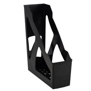 Italplast "E" Magazine Stand Recycled Black