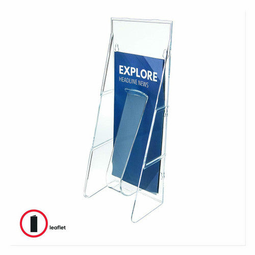 Deflecto Polycarbonate Wall Mount Brochure Holder DL