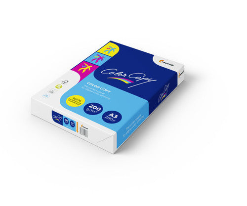 Mondi Colour Copy Paper 200gsm A3 420 x 297mm Ream of 250 Sheets