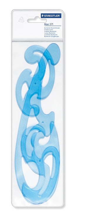 Staedtler Mars French Curves Set of 3 Shapes Pack of 10 571 40