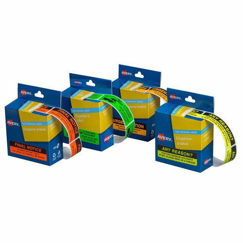 Avery Pre-Printed Dispenser Labels Final Notice 64 x 19mm 125 Pack