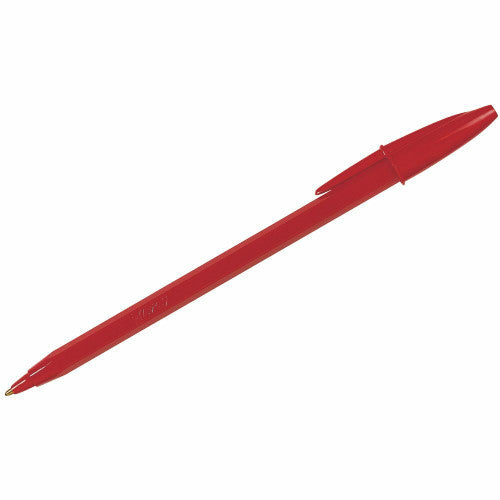 BIC Economy Ballpoint Pen Medium Red Box of 12