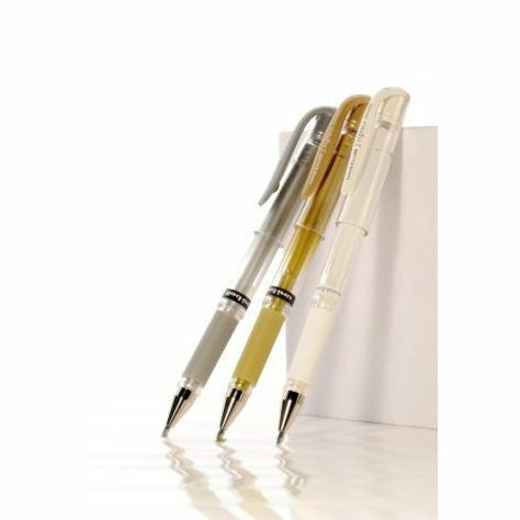 Uni-Ball Signo Broad Gel Ink Pen 1.0mm Gold Box of 12