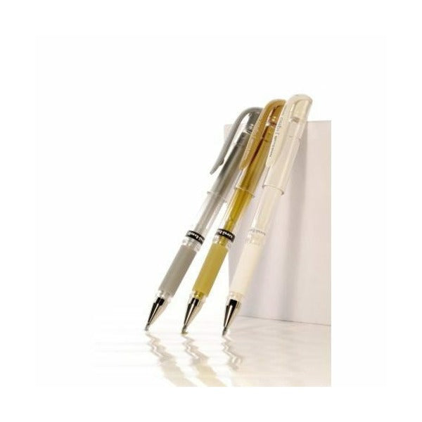 Uni-Ball Signo Broad Gel Ink Pen 1.0mm Gold Box of 12