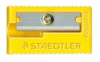 Staedtler 51050KP100 Single Hole Plastic Sharpener Assorted Colours Tub of 100