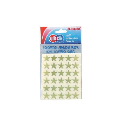 QuikStik Label Star 15mm Gold Hangsell Pack of 150