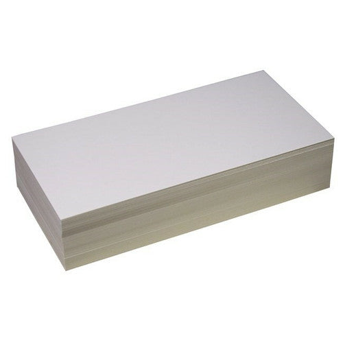Quill Flash Cards Blank 300gsm 103 x 203mm White Pack of 100