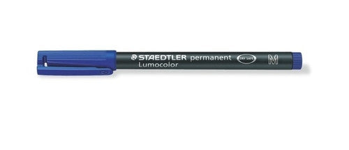 Staedtler Lumocolor Permanent Pen Medium Blue Box 10 317-3