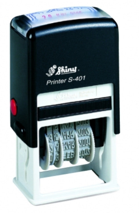 Staedtler Shiny Self-Inking Date Stamp with Message Paid 9S401