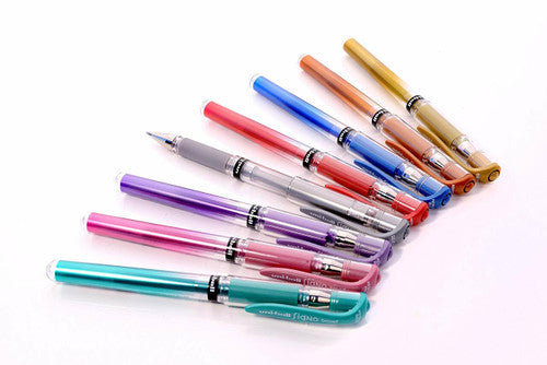 Uni-Ball Signo Broad UM-153 Gel Ink Rollerball Pen 1.0mm Blue/Black Box of 12
