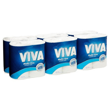 Kleenex Viva Multi-Use Cleaning Towel White 60 Sheets Twin Pack of 12