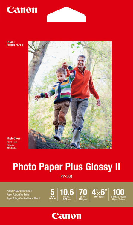 Canon PP3014X6-100 4x6 Glossy Photo Paper 265gsm 100 Sheets