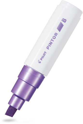 Pilot Pintor Paint Marker Broad Chisel Tip Metallic Violet