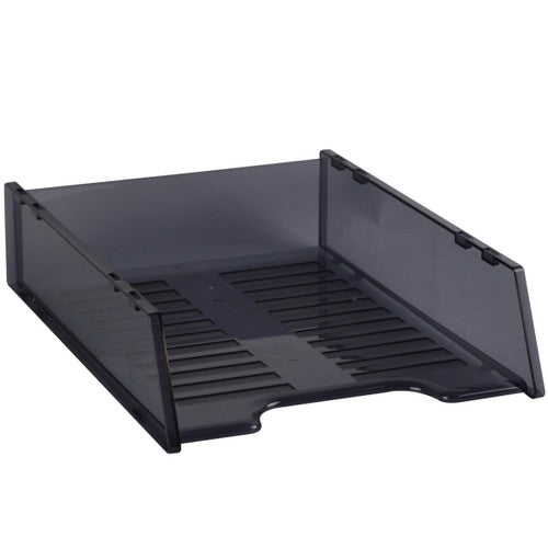 Italplast Multi-Fit Document Tray A4 Tinted Grey