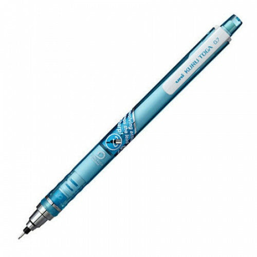 Uni Kuru Toga M7-450T Mechanical Pencil 0.7mm Blue Barrel Box of 12