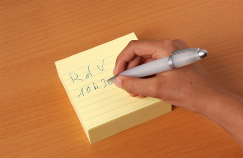 Post-it Notes Lined Canary Yellow 101 x 101mm 300 Sheets 675-YL