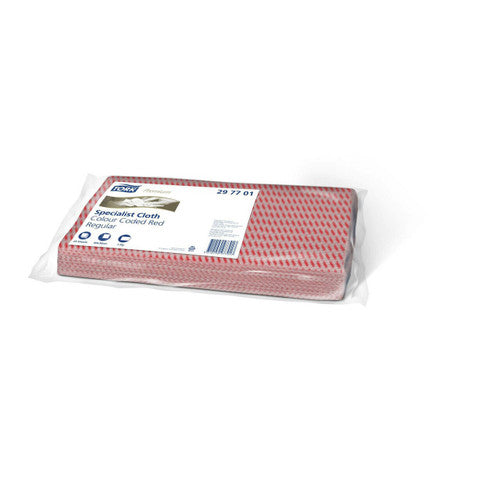 Tork Red Light Cleaning Cloth 25 Cloths Folded