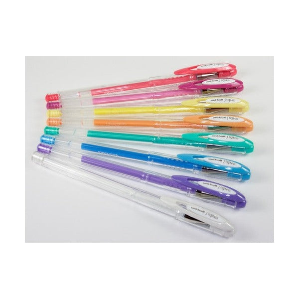 Uni Signo Angelic Colours Gel Ink Pen 0.7mm Green Box of 12