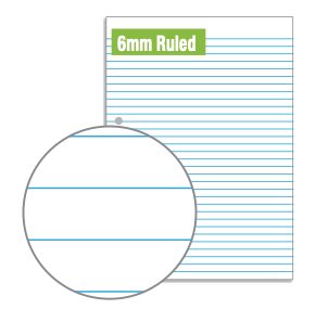 Olympic Loose Leaf Refill Non-Reinforced A5 6mm Ruled 40 Leaf