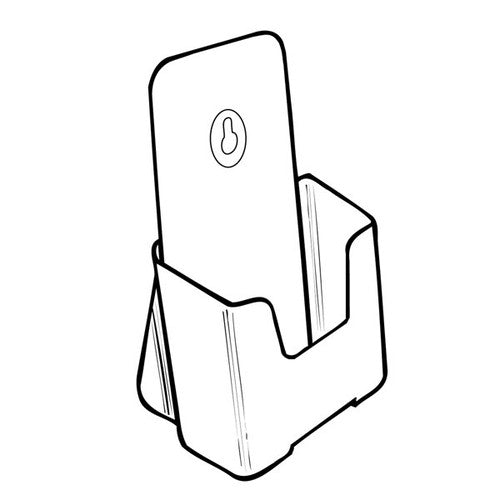 Deflecto Brochure Holder DL Portrait