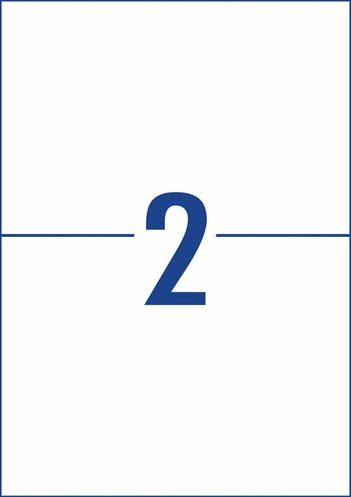 Avery Ultra Heavy Duty Labels L7916 210 x 148mm 10 Pack 2UP