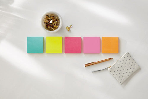 Post-it Super Sticky Notes Miami 76 x 76mm Pack of 24 654-24SSCYM